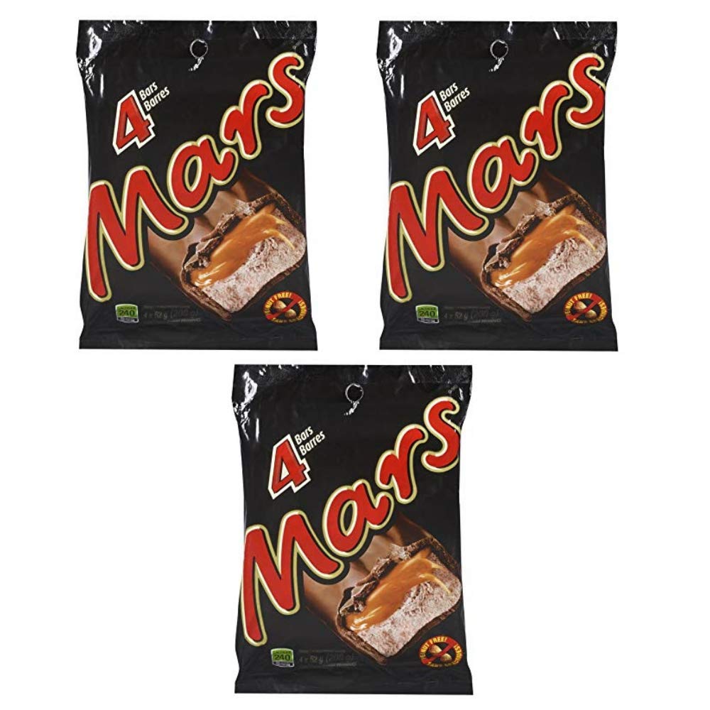 12 Mars Chocolate Bars FULL SIZE (3 Packs of 4 Chocolate Bars) {Imported from Canada} - Sal Sale inc