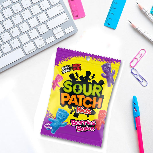 Maynards Sour Patch Kids, Berries, Candy, 150g/5.25 oz., Imported from Canada) - Hershy1