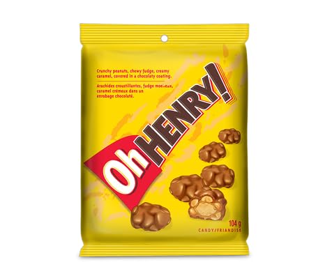 Oh Henry Chocolate Bites Peg Bag 104g/3.7oz - Sal Sale inc