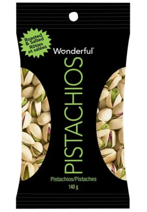 Wonderful Pistachios In - Shell Roasted and Salted Nuts TOTAL 9.8 Ounce. 2 Pack - ARILON