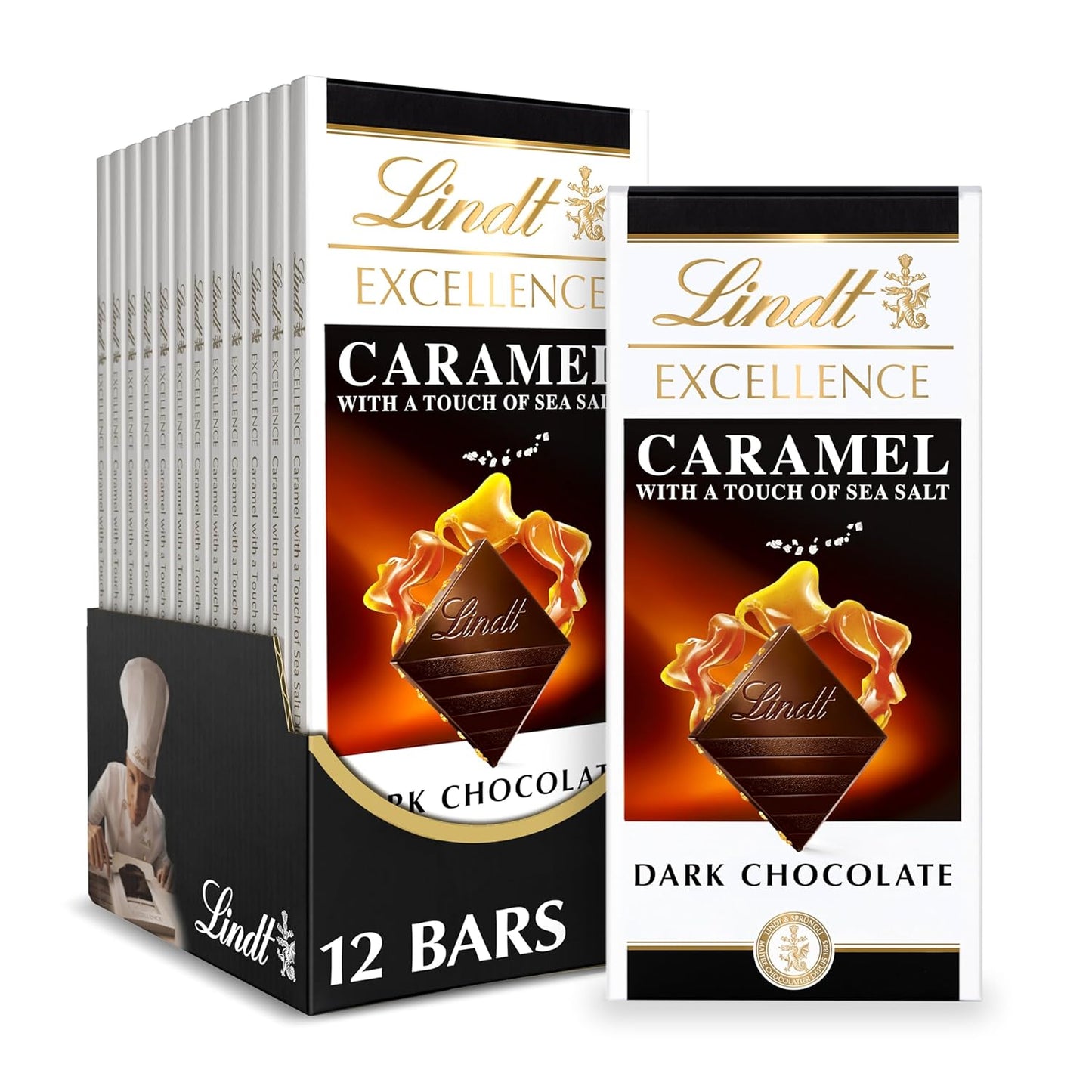 Lindt Dark Chocolate Bar, Dark Chocolate Candy. Multiple Flavors