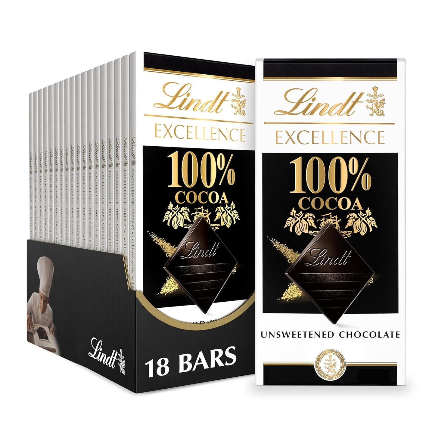 Lindt Dark Chocolate Bar, Dark Chocolate Candy. Multiple Flavors