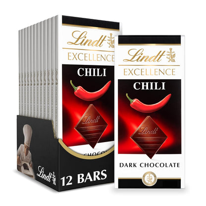 Lindt Dark Chocolate Bar, Dark Chocolate Candy. Multiple Flavors