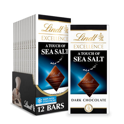 Lindt Dark Chocolate Bar, Dark Chocolate Candy. Multiple Flavors