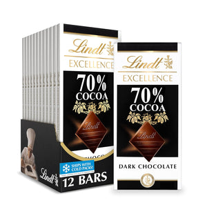Lindt Dark Chocolate Bar, Dark Chocolate Candy. Multiple Flavors