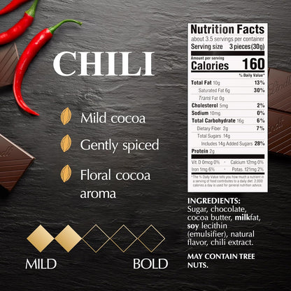 Lindt Dark Chocolate Bar, Dark Chocolate Candy. Multiple Flavors