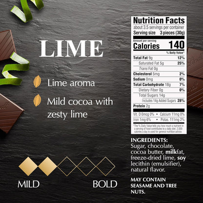 Lindt Dark Chocolate Bar, Dark Chocolate Candy. Multiple Flavors