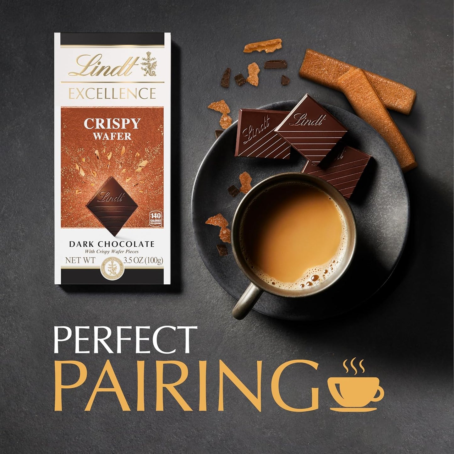 Lindt Dark Chocolate Bar, Dark Chocolate Candy. Multiple Flavors