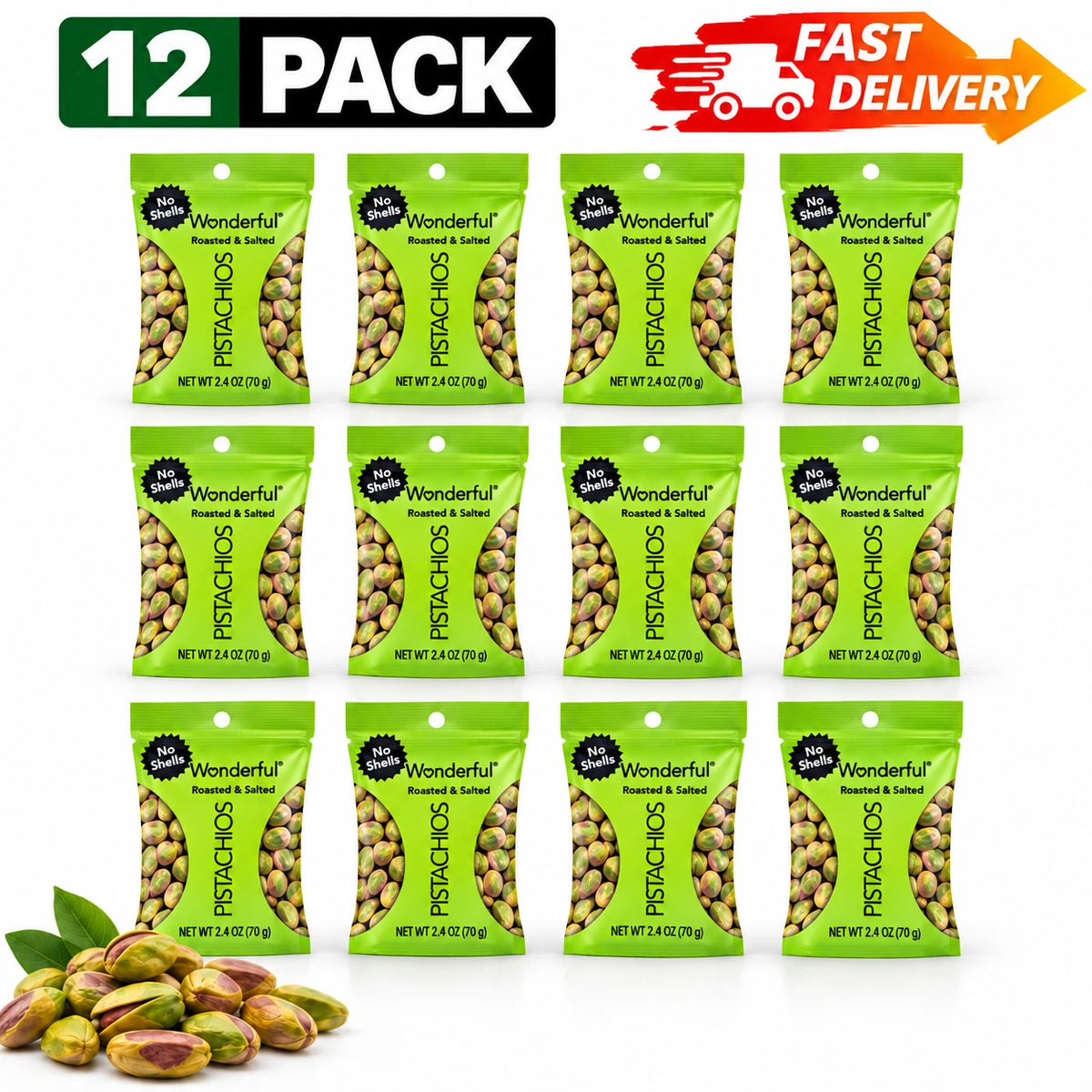 Pistachios 12 pack