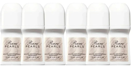 AVON Rare Pearls roll on deoderant 6 pack - Sal Sale inc