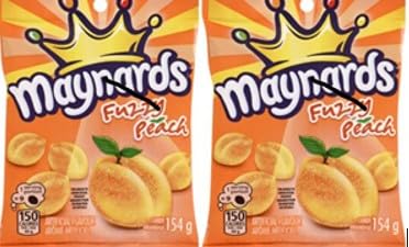 aynards Fuzzy Peach Flavoured Sour Gummies, Fuzzy Peach 154 g - Sal Sale inc