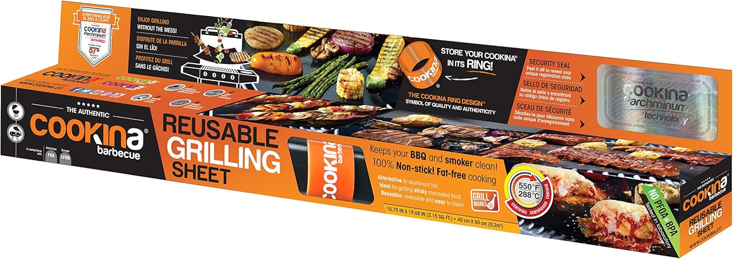Barbecue - Reusable and Non - Stick Grilling Sheet - Sal Sale inc