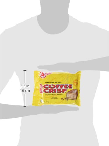 Canada Candy Coffee Crisp Chocolate Bar 4 x 50gram Bars. Imported from Canada. (Basic) - Hershy1