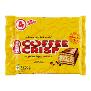 Canada Candy Coffee Crisp Chocolate Bar 4 x 50gram Bars. Imported from Canada. (Basic) - Hershy1