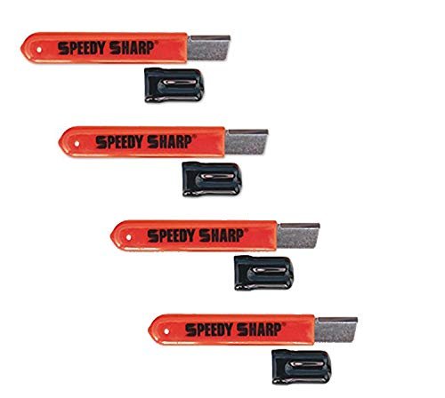 Carbide Knife Sharpener - (4) PACK - (Orange) - Sal Sale inc