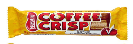 Coffee Crisp Chocolate Candy Bars, 50g/1.76oz, Pack of 4 - ARILON