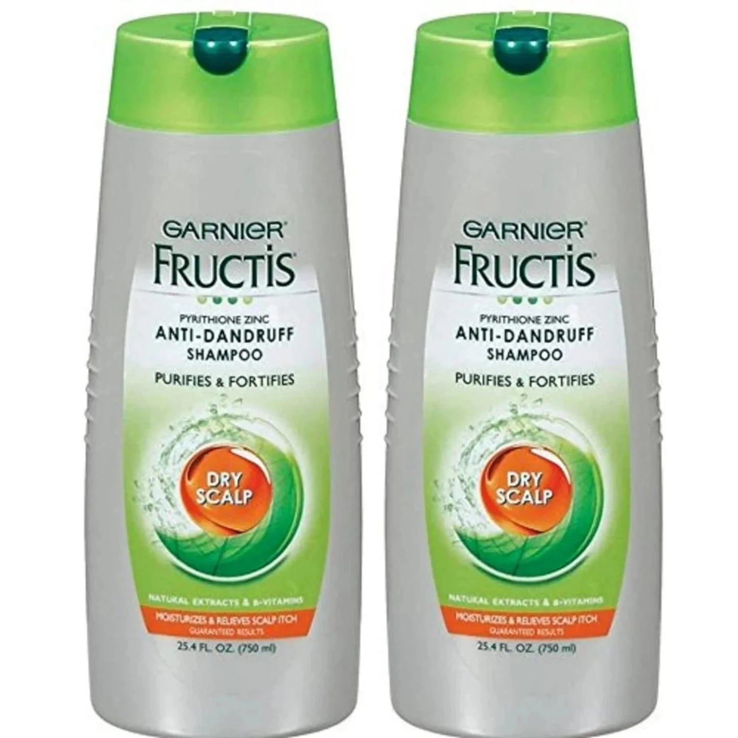 Garnier Fructis Dry Scalp Shampoo Anti - dandruff 25.40 - Fluid Ounce. 2 Pack - ARILON