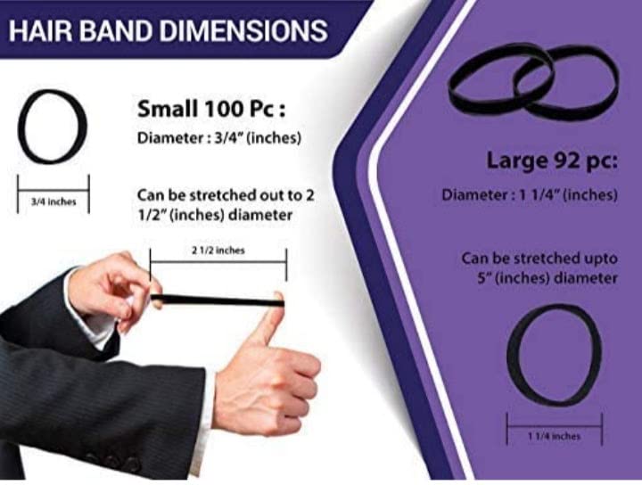 Gumi Ultra - Durable Strong Hold Hair Elastics - Extra Small - 250 PC - Sal Sale inc