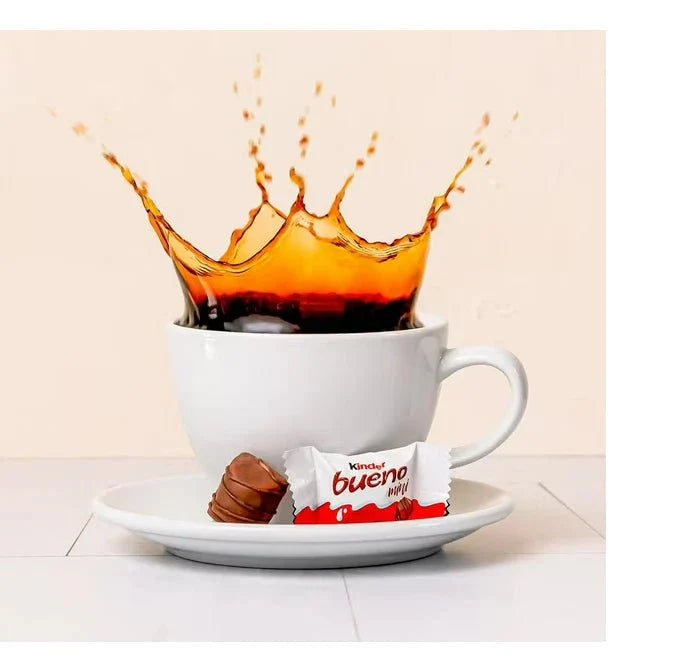 KINDER BUENO Mini Milk Chocolate and Hazelnut Cream Candy Bars, 18 Count, - ARILON