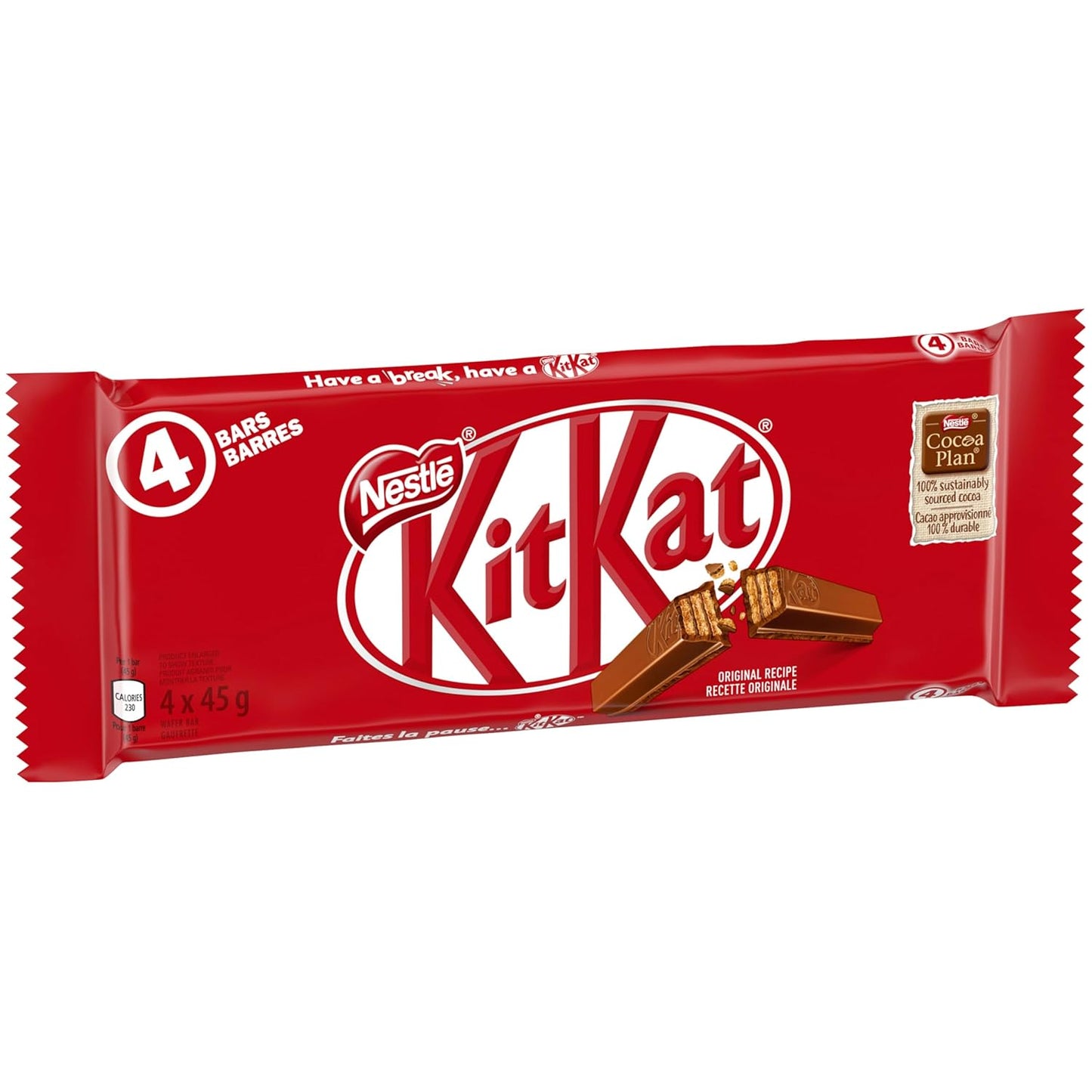 KIT KAT 4 Finger, 4x45g, Multipack - Hershy1