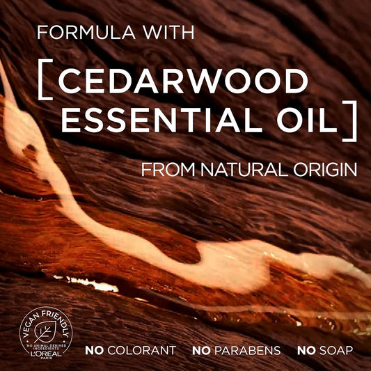 L’Oreal Paris Men Expert Cleansing 3 - in - 1 Beard, Face & Hair Wash 200ml, Barber Club Wash With Cedarwood Essential Oil, Deeply Cleanses and Removes Beard Flakes - Sal Sale inc