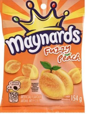 Maynards Fuzzy Peach Flavoured Sour Gummies, Fuzzy Peach 154 g - Sal Sale inc
