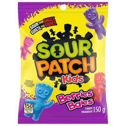 Maynards Sour Patch Kids, Berries, Candy, 150g/5.25 oz., Imported from Canada) - Hershy1