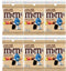 M&M's Almond chocolate candies 3.4oz each (95g) pack of 6