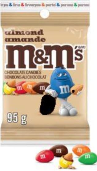 M&M's Almond chocolate candies 3.4oz each (95g) pack of 6 - Sal Sale inc