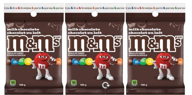 M&Ms Milk Chocolate Candies 100 g (1 pack) - Sal Sale inc