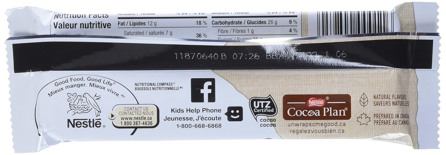 Nestle Aero Chocolate Bars | 24 x 42gram bars | Imported from Canada (Milk Chocolate) - Sal Sale inc