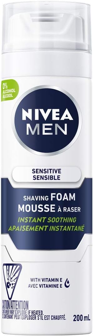 Nivea Men's 6.7 - ounce Sensitive Shaving Foam Pack of 1 - ARILON