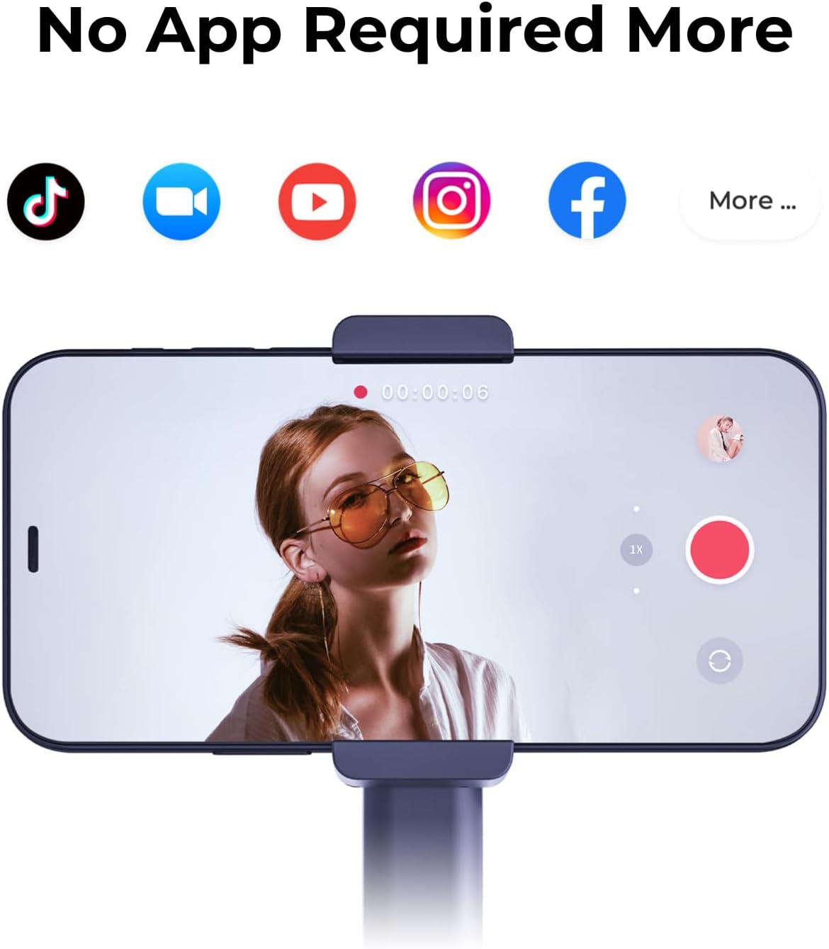 OBSBOT Me AI - Powered Phone Mount, Auto - Tracking Phone Mount with Wide - Angle Sensing Camera, Content Creation Kit for Vlogging, Streaming and Video Calls - Sal Sale inc