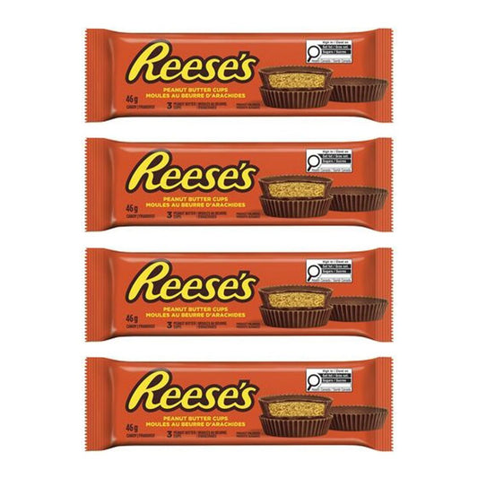 REESE'S Milk Chocolate Peanut Butter Cups, 4 Pack - ARILON