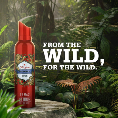Old Spice Lionpride Deodorant Body Spray, 2-Pack, 4.73 fl oz Each