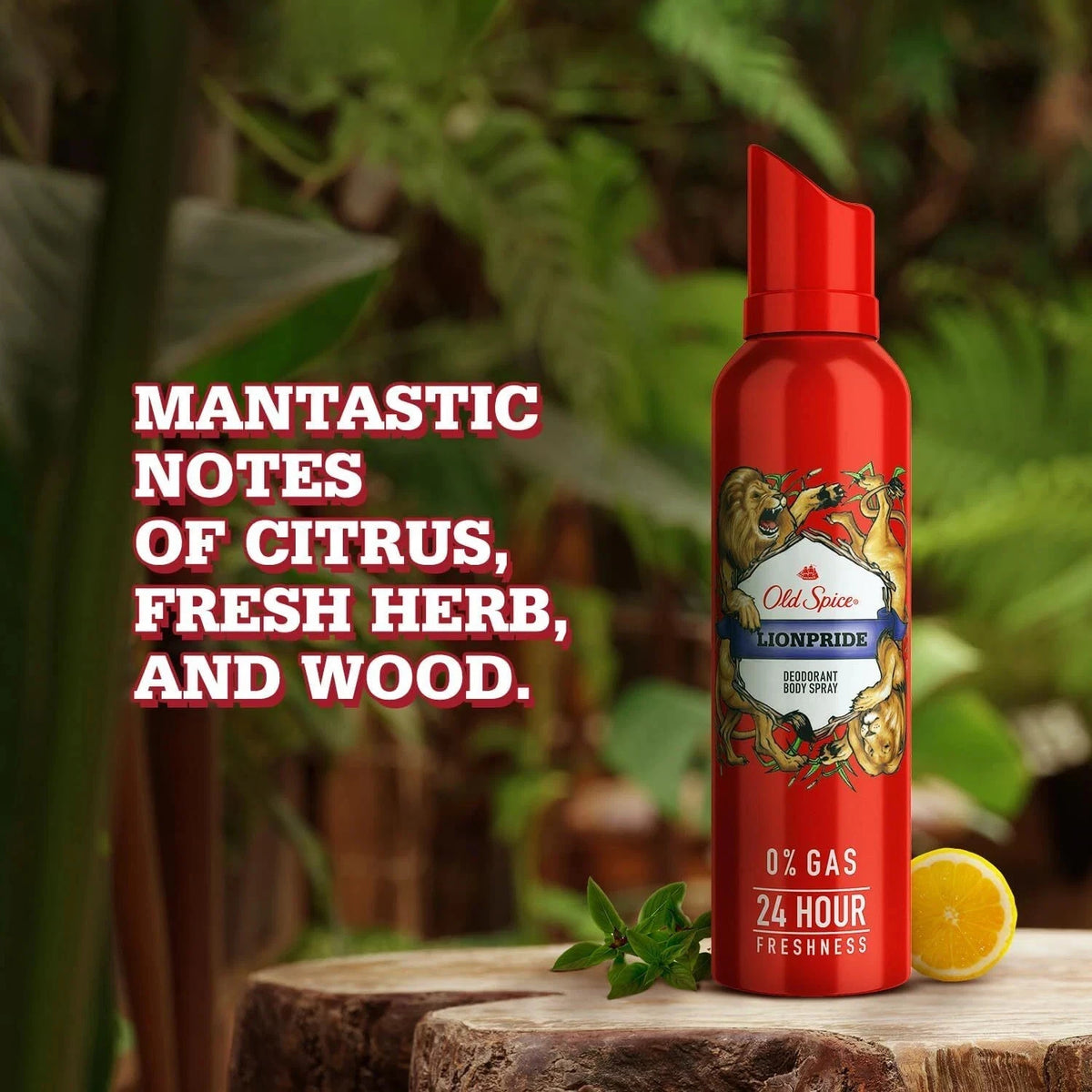 Old Spice Lionpride Deodorant Body Spray, 4.73 oz