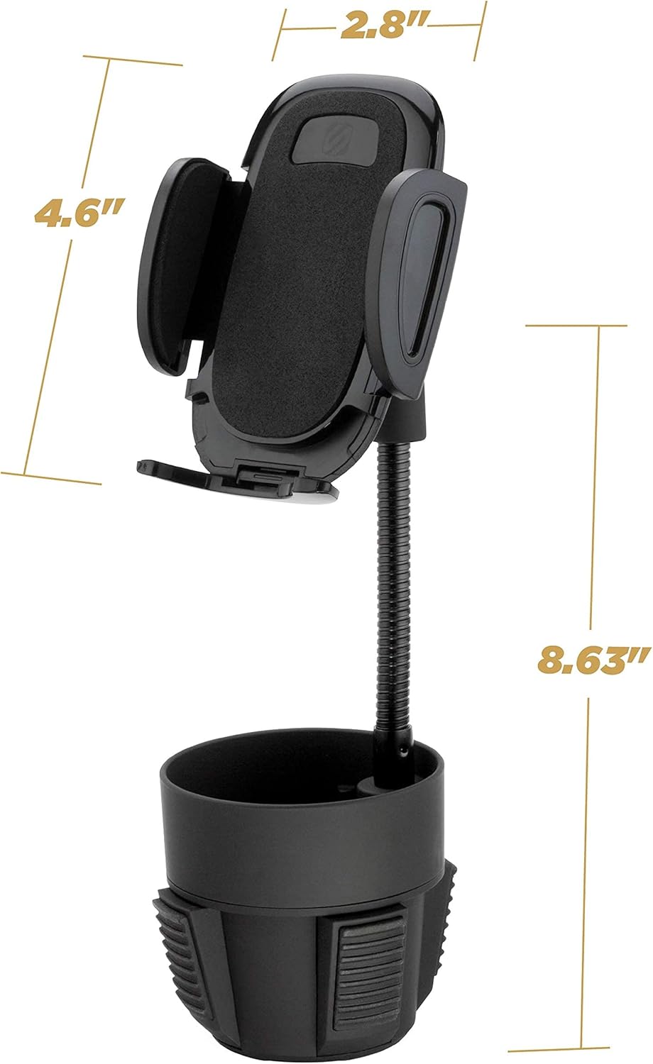 Scosche SUHCUPM - XCES0 Select Cup Holder Phone Mount Cradle for Car or Truck - Universal Hands - Free Gooseneck Mount for Car Cup Holder - Vehicle Cell Phone Cradle for iPhone or Android Smartphones - Sal Sale inc
