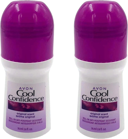 Share Avon Deodorant Bonus Size Pack of 2 (COOL CONFIDENCE ORIG) - ARILON