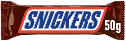 Snickers Bar with Caramel and Roasted Peanuts Chocolate Covered, 24 bars x50g (1200g) - Sal Sale inc