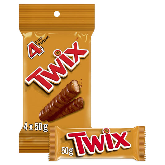 Twix Chocolate 4 Pack 200 Gram/7.05 Ounces (Imported from Canada) - Hershy1